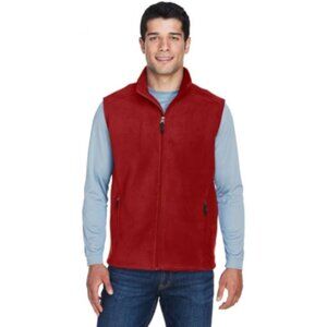 Ash City Core Men's Journey Fleece Vest -88191- Classic Red